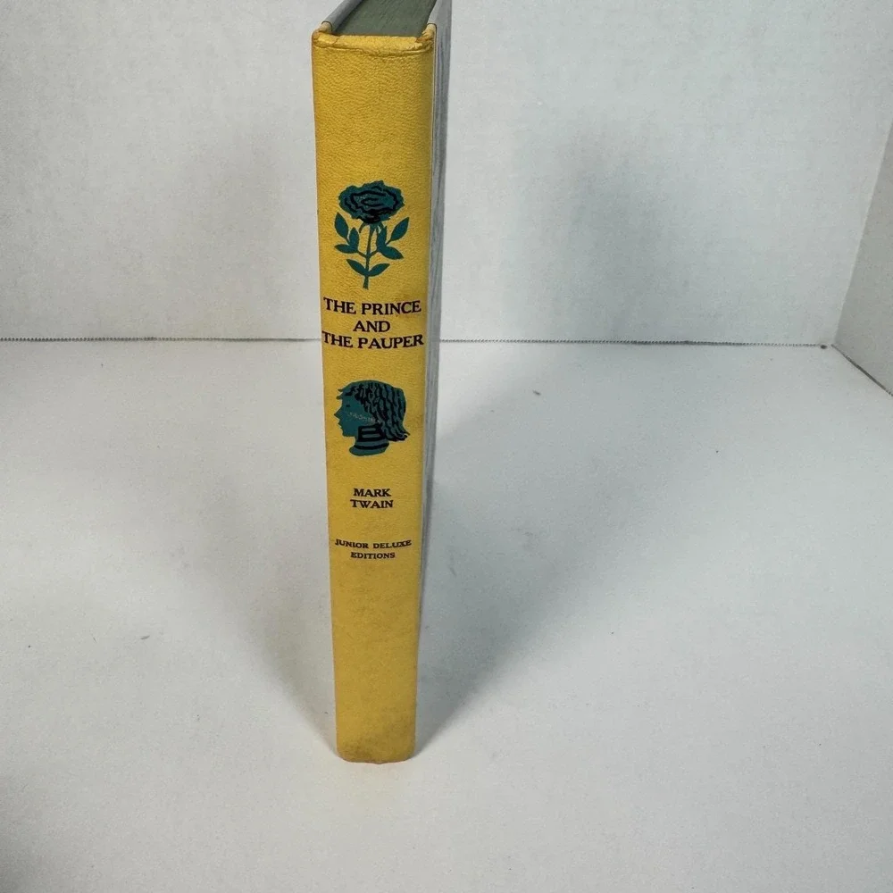 The Prince and‎ the Pauper Mark Twain Junior Deluxe Editions Hardcover Book 1954